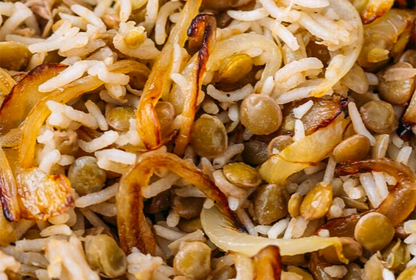 Lentil-rice pilaf